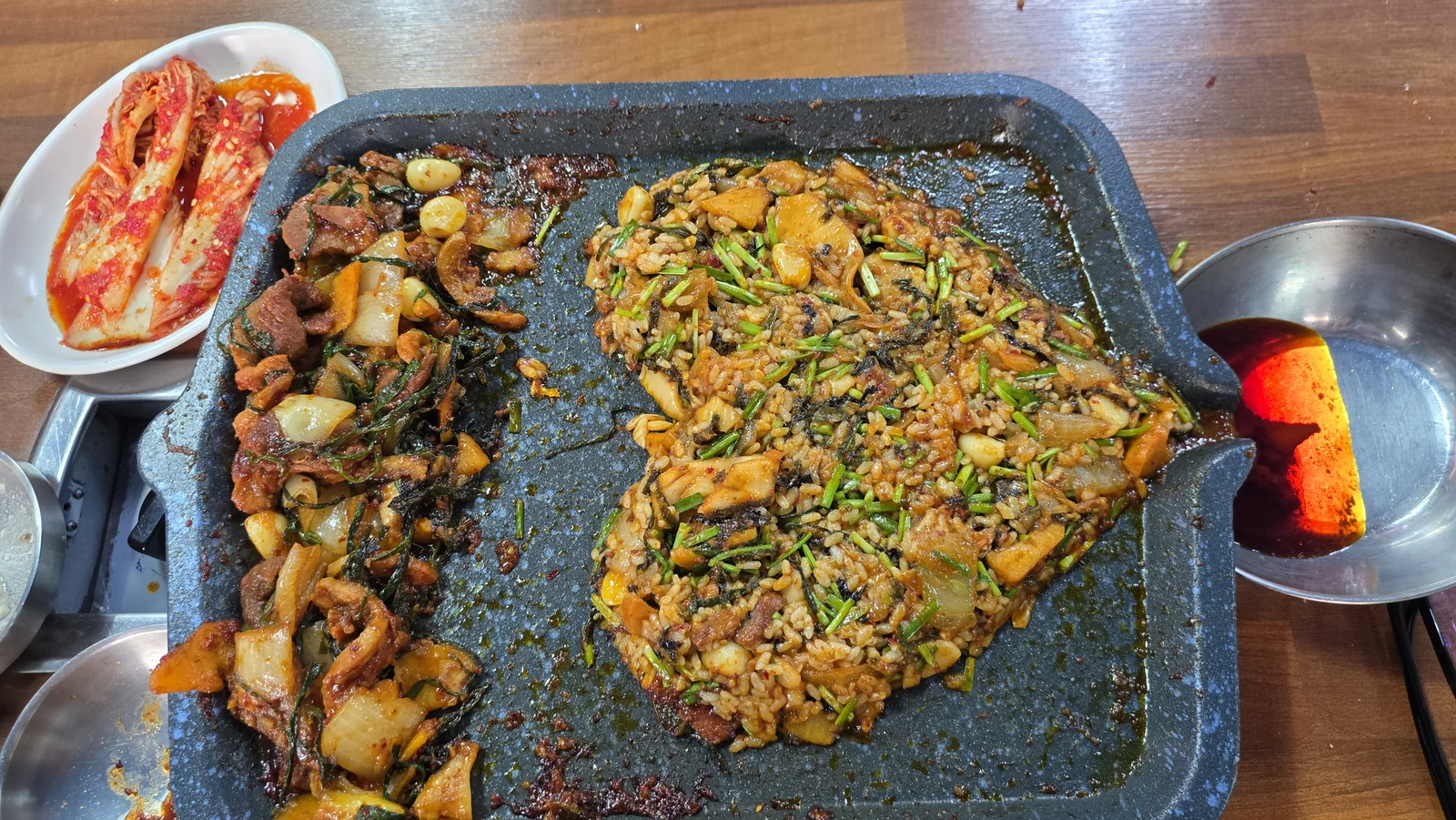 Fried rice to finish the meal