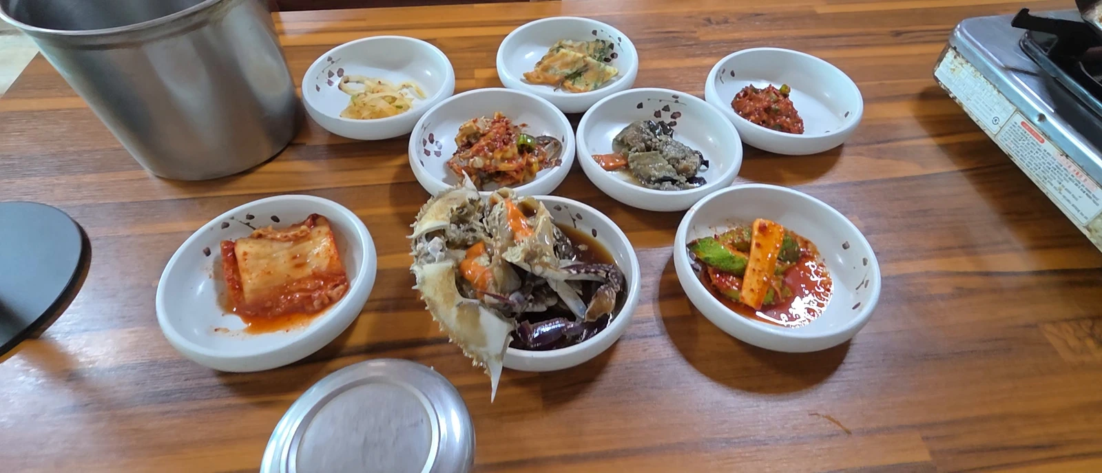 Table of side dishes