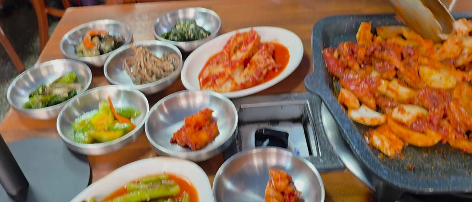 Table of side dishes